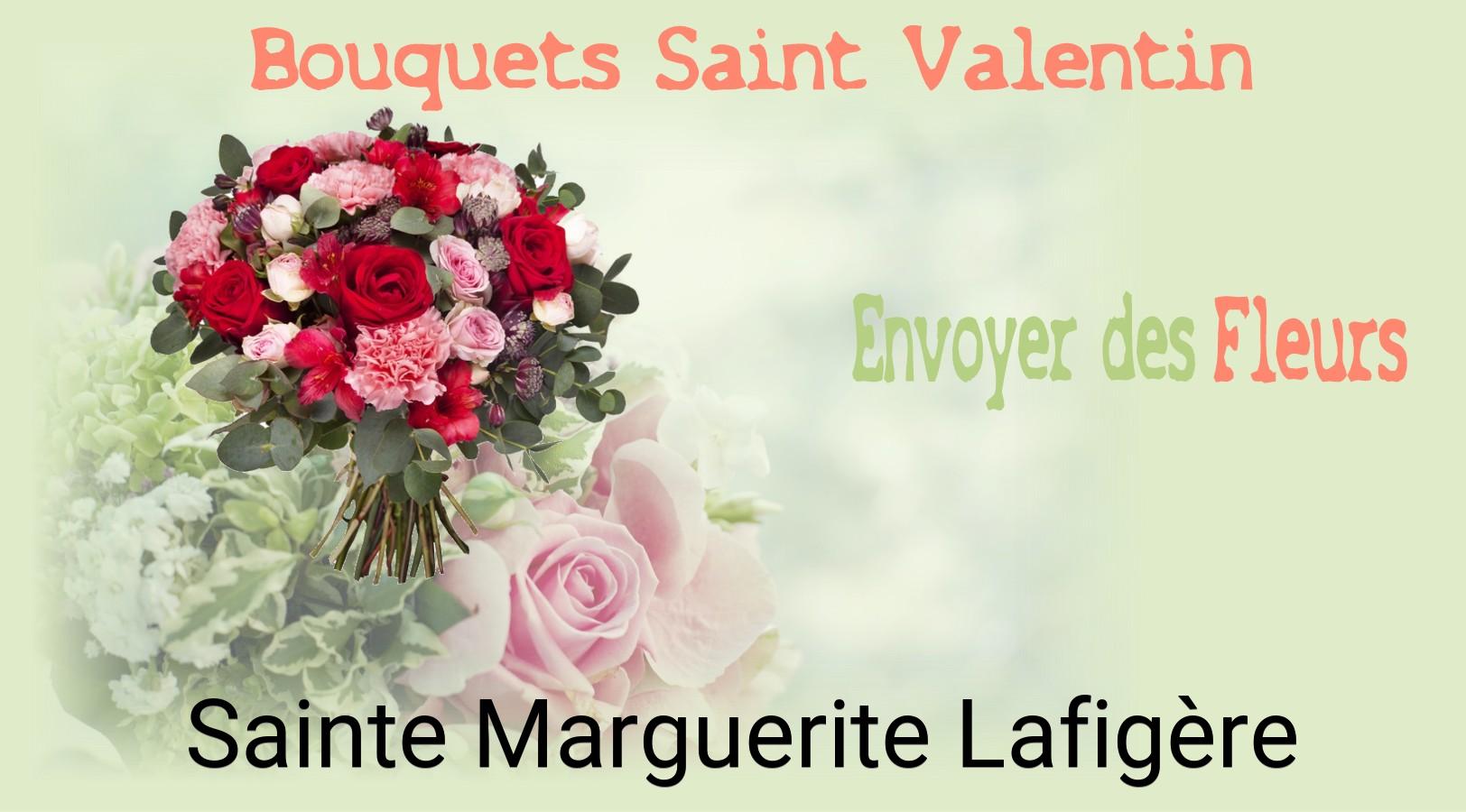Roses de Saint-Valentin livrées à Sainte-Marguerite-Lafigère